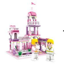 国产女孩积木城堡视频,国产女孩的创意乐园奇幻之旅